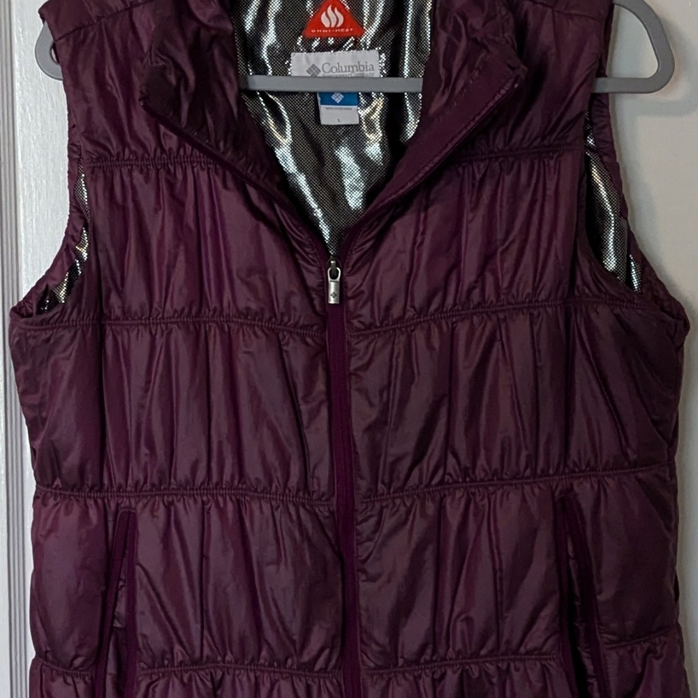EUC: Columbia Omni Heat Vest L Maroon